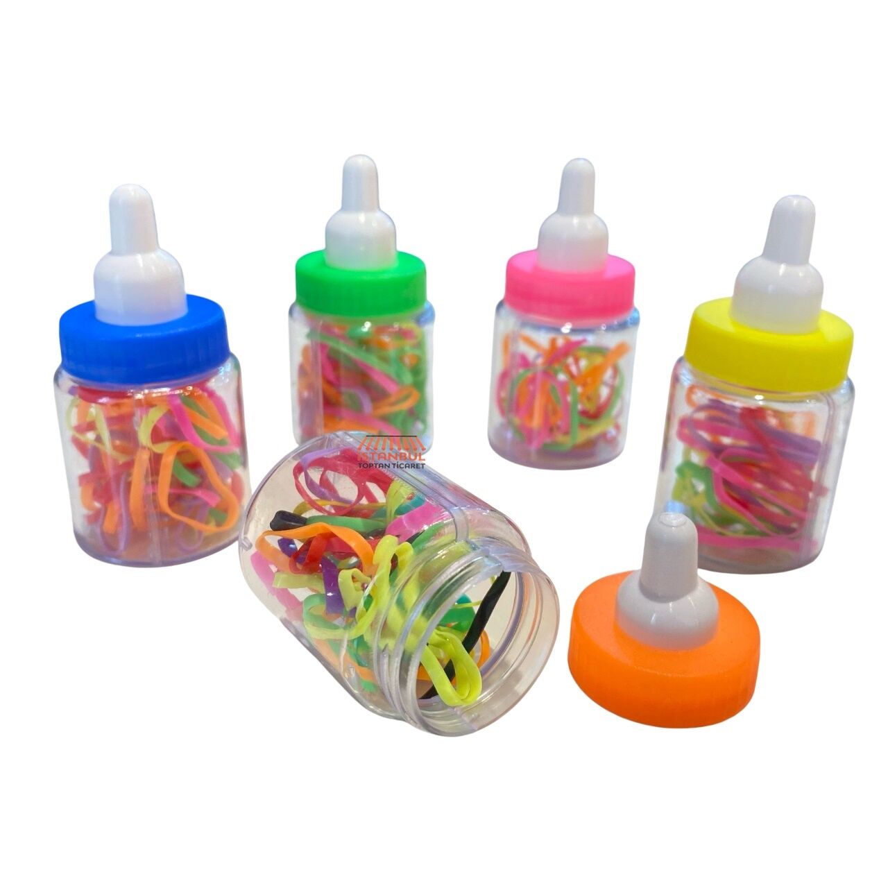 Toptan Biberon Kutulu Saç Lastiği