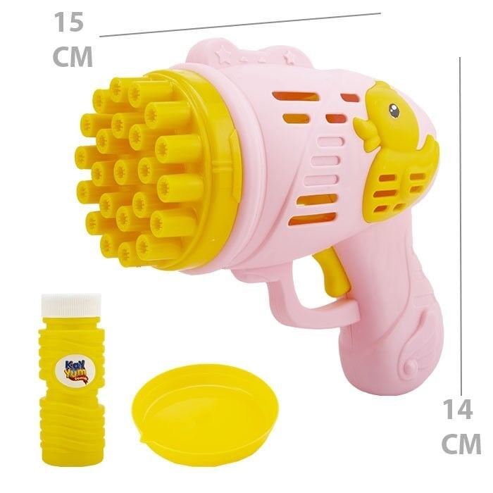 Toptan Pembe Ördekli Elektrikli Köpük Tabanca