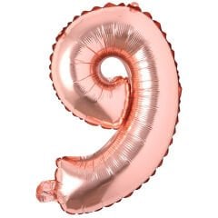 Toptan 16'' Bronz 9 Folyo Balon