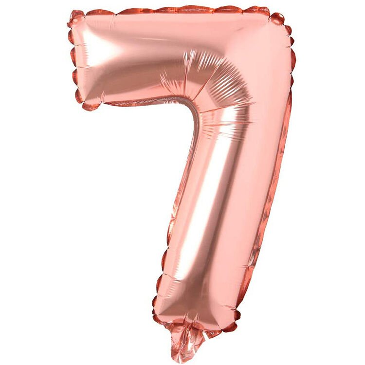 Toptan 16'' Bronz 7 Folyo Balon