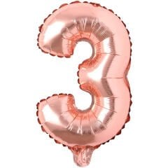 Toptan 16'' Bronz 3 Folyo Balon