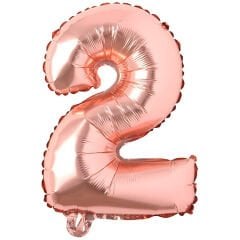 Toptan 16'' Bronz 2 Folyo Balon