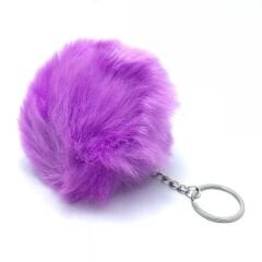 Toptan Renkli Tüylü Anahtarlık