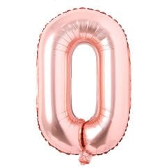 Toptan 16'' Bronz 0 Folyo Balon