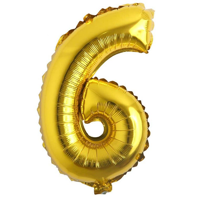 Toptan 16'' Gold 6 Folyo Balon