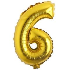 Toptan 16'' Gold 6 Folyo Balon