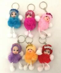 Toptan Bebek Şeklinde Peluş Anahtarlık