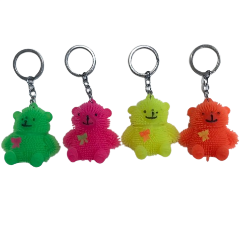 Toptan Işıklı Ayıcık Anahtarlık