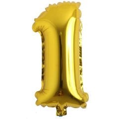 Toptan 16'' Gold 1 Folyo Balon
