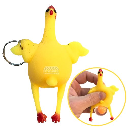 Toptan Yumurtlayan Tavuk Anahtarlık