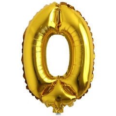 Toptan 16'' Gold 0 Folyo Balon