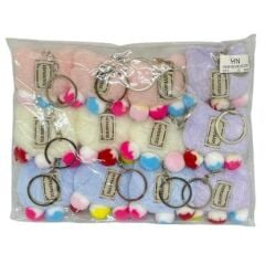 Toptan Hello Kitty Tüylü Anahtarlık