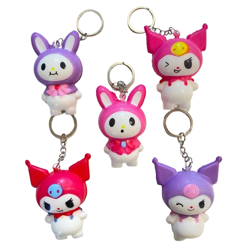 Toptan Oyuncak Kuromi Squishy Anahtarlık