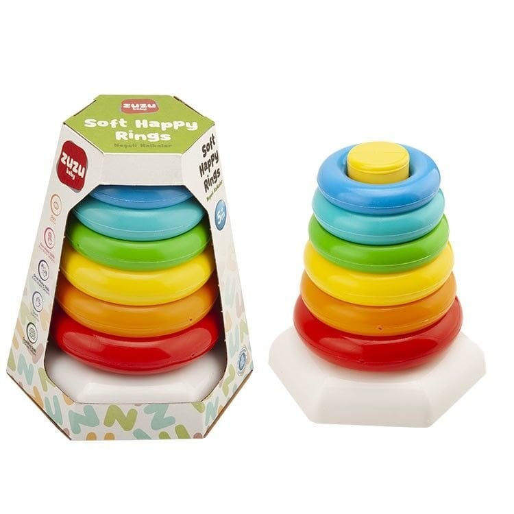 Toptan Neşeli Halkalar Ahşap Eğitici Oyuncak