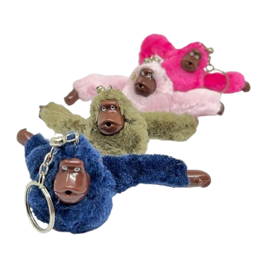 Toptan Tüylü Maymun Anahtarlık