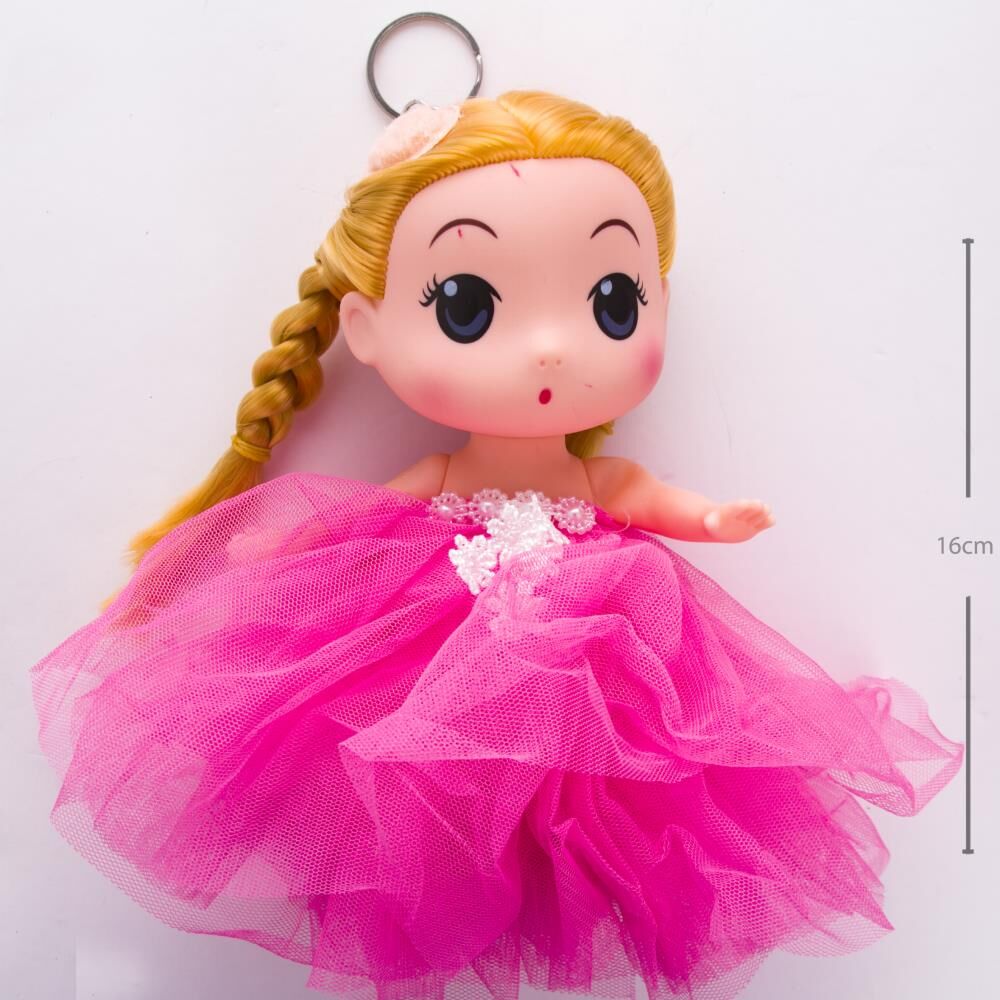 Toptan Küçük Prenses Kız Anahtarlık Büyük Boy