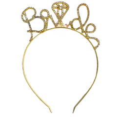Toptan Taşlı Lüks Taç Yüzüklü Bride Model Gold
