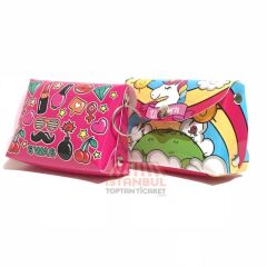 Toptan Düğmeli Karışık Model Cüzdan