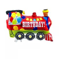 Toptan Happy Birthday Tren Folyo Balon