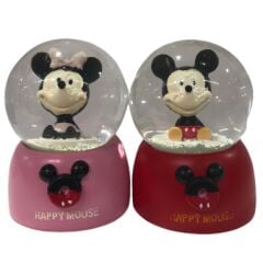 Toptan Happy Mouse Model Kar Küresi 10 cm