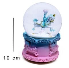 Toptan Atlı Karınca Model Kar Küresi 10 cm