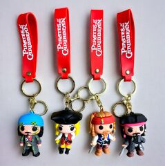 Toptan Pirates of the Caribbean Temalı Büyük Boy Anahtarlık