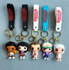 Toptan Stranger Things Temalı Büyük Boy Anahtarlık