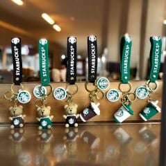 Toptan Starbucks Temalı Büyük Boy Anahtarlık