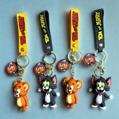 Toptan Tom ve Jerry Temalı Büyük Boy Anahtarlık