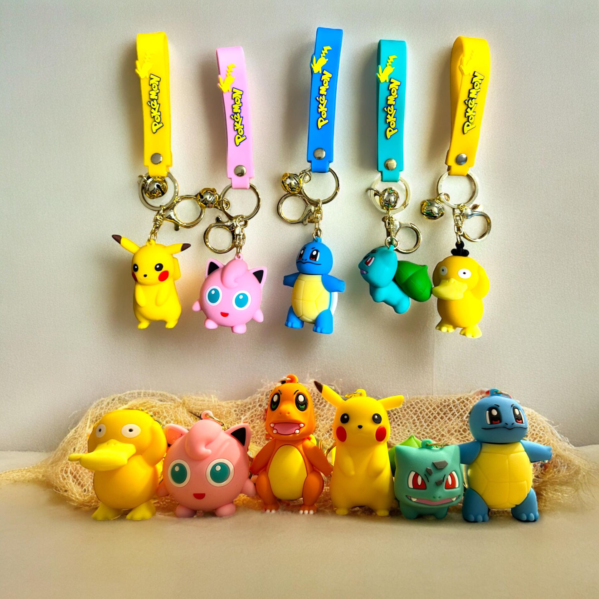 Toptan Pokémon Temalı Büyük Boy Anahtarlık