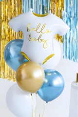 Toptan Hello Baby Elbise Folyo Balon
