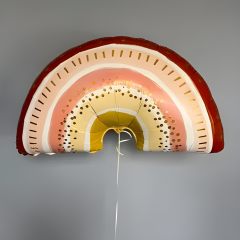 Toptan Boho Retro Gökkuşağı Folyo Balon