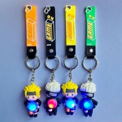 Toptan Işıklı Naruto Temalı Anahtarlık