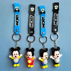 Toptan Işıklı Mickey Mouse Temalı Anahtarlık
