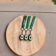 Toptan Avokado Temalı Anahtarlık