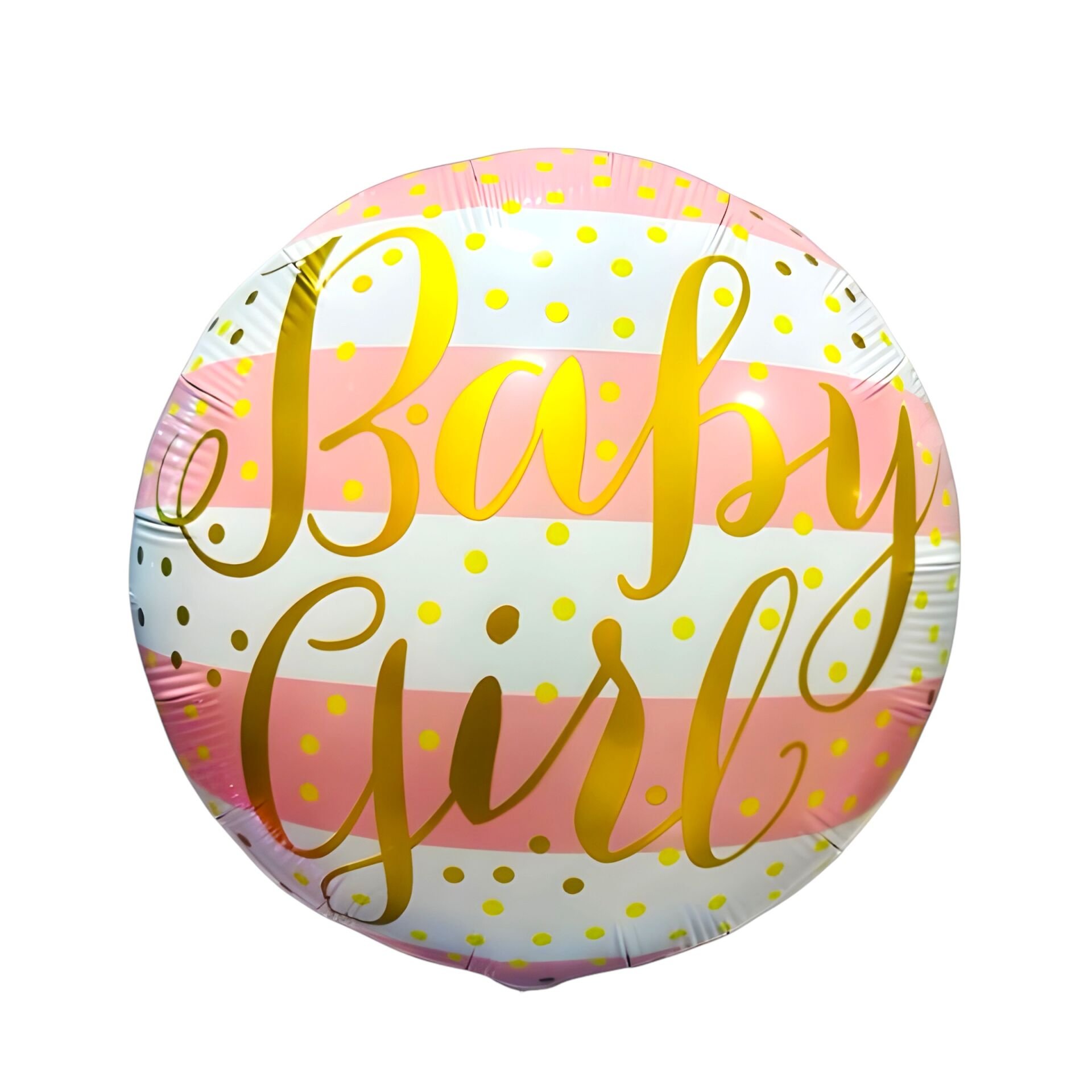 Toptan 18'' Yuvarlak BABY GIRL Folyo Balon