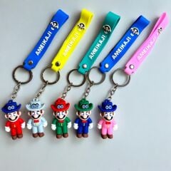 Toptan Mario Temalı Anahtarlık