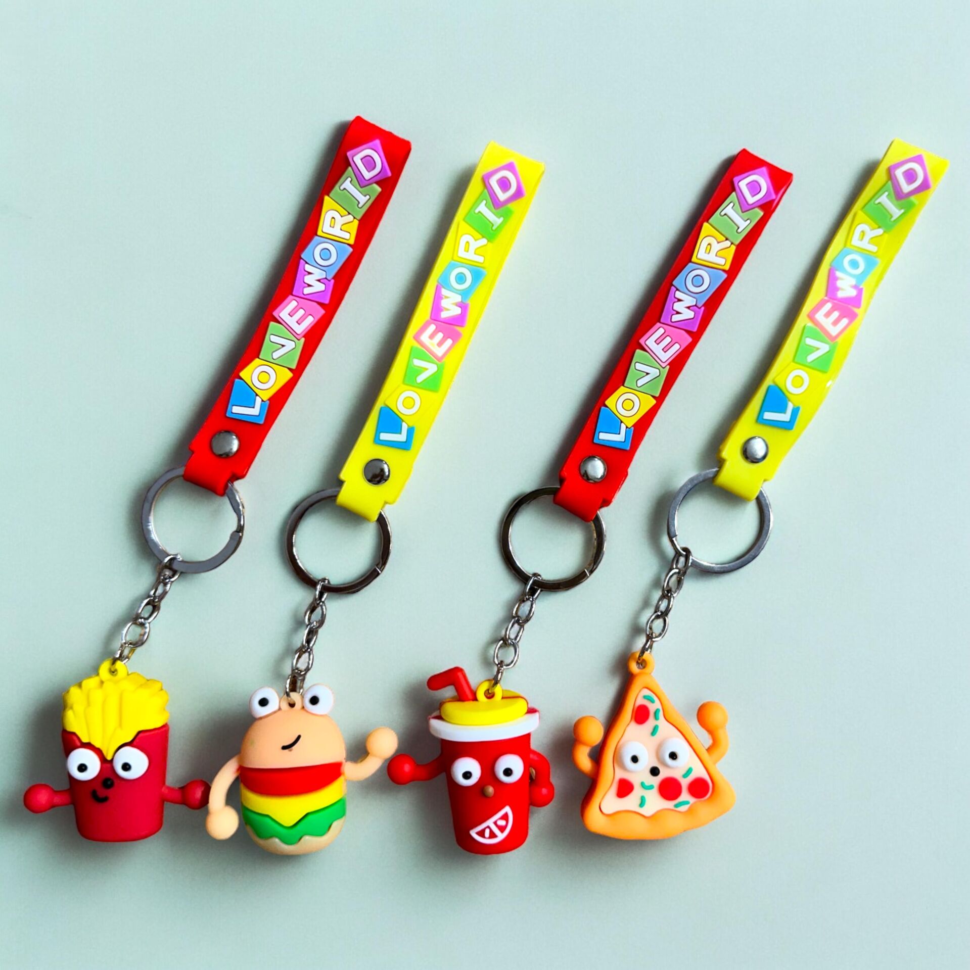 Toptan Fast Food Temalı Anahtarlık