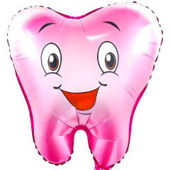 Toptan Pembe Diş Folyo Balon