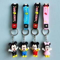 Toptan Mickey ve Minnie Mouse Temalı Anahtarlık