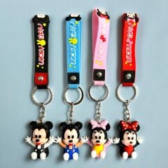 Toptan Mickey ve Minnie Mouse Temalı Anahtarlık