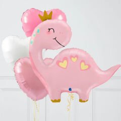 Toptan Pembe Dinazor Folyo Balon