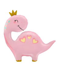 Toptan Pembe Dinazor Folyo Balon