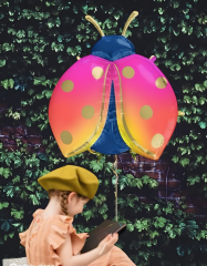 Toptan Uğur Böceği Folyo Balon