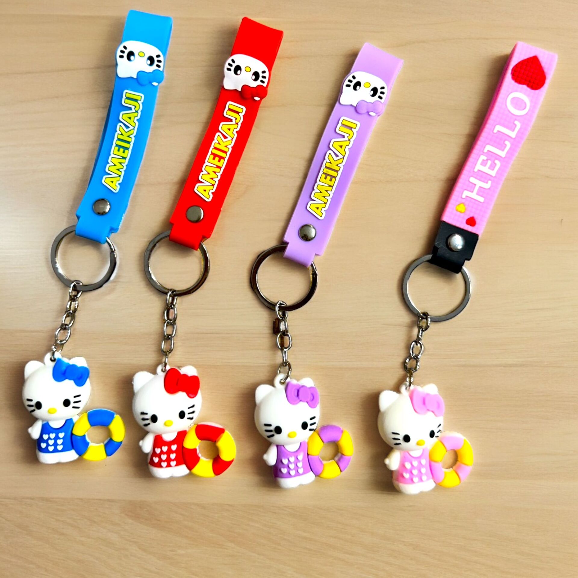 Toptan Hello Kitty Deniz Temalı Anahtarlık