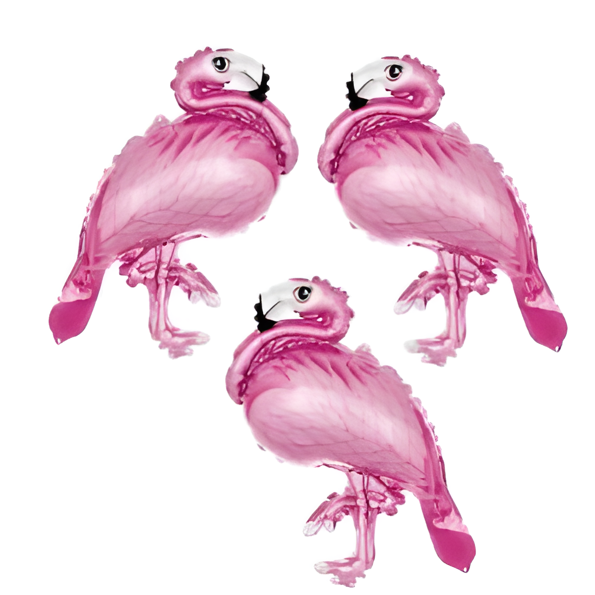 Toptan 18″ Flamingo Mini 3'lü Set