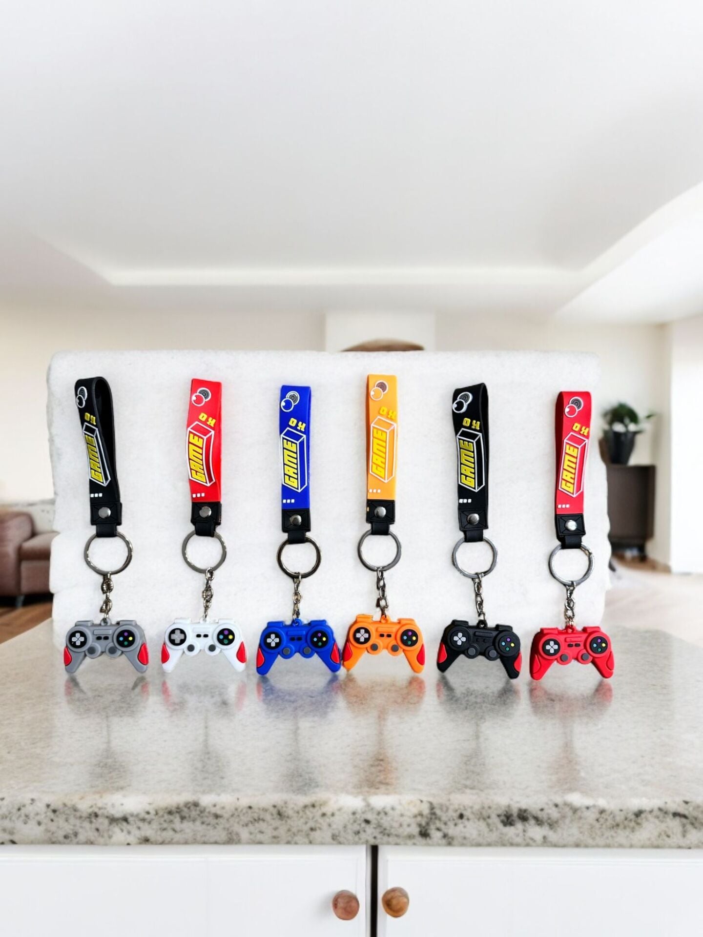 Toptan Oyun Konsolu Temalı Anahtarlık