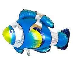 Toptan Mavi Balık Folyo Balon