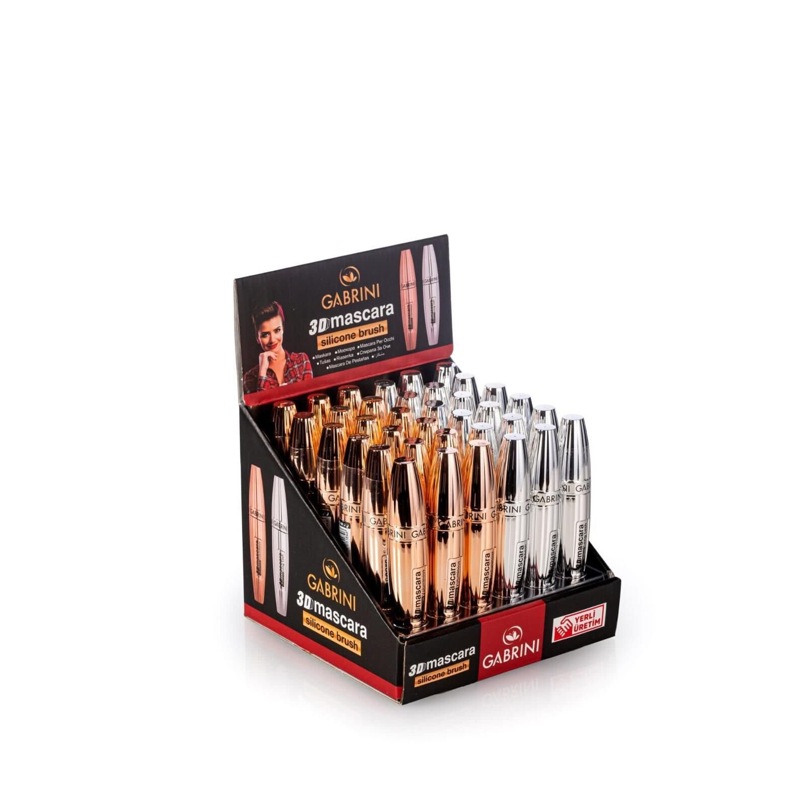 Toptan Gabrini 3D Mascara – 36'lı Paket