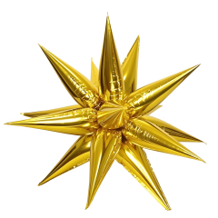 Toptan Kutup Yıldızı Gold Folyo Balon